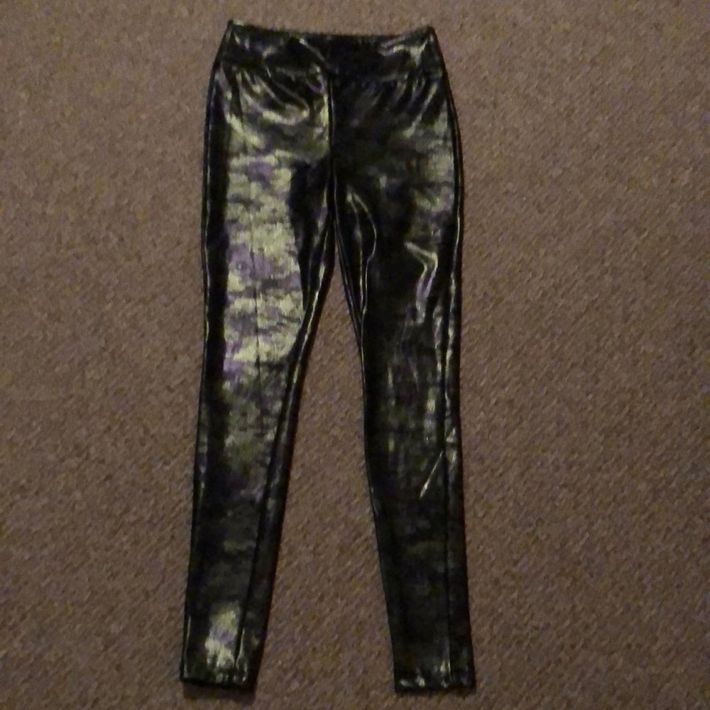 Luxe By LulaRoe Leggings Green Camo Sheen Size Small